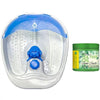 Pursonic Foot Spa Massager with Tea Tree Foot Salts