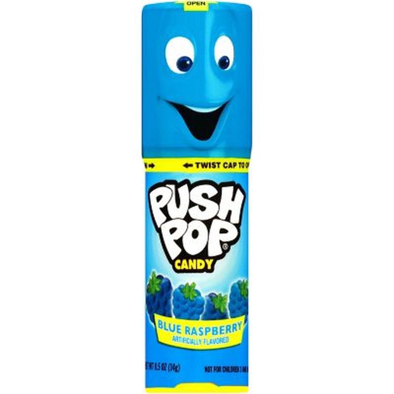 Push Pop Candy Assortment, Blue Raspberry, Watermelon, Strawberry, Cotton Candy and Mystery Flavors (24 Pk.)