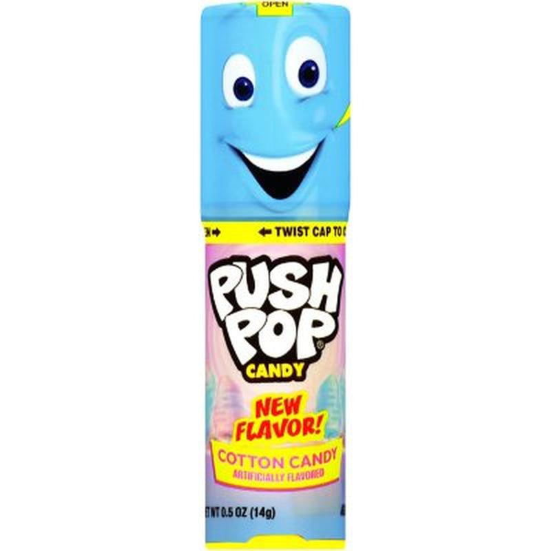 Push Pop Candy Assortment, Blue Raspberry, Watermelon, Strawberry, Cotton Candy and Mystery Flavors (24 Pk.)