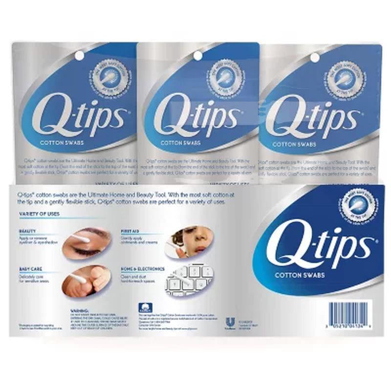 Q-Tips Cotton Swabs (625 Ct., 2 Pk. + 500 Ct., 1 Pk.)