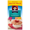 Quaker Fruit & Cream Instant Oatmeal Variety Pack 18-1.23 Oz. Packets