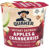 Quaker Instant Oatmeal Apples & Cranberries, 1.79 Oz