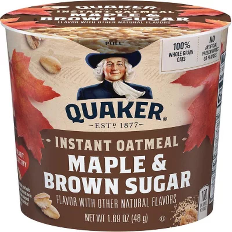 Quaker Instant Oatmeal Express Cups, Variety Pack (1.68 Oz., 12 Pk.)