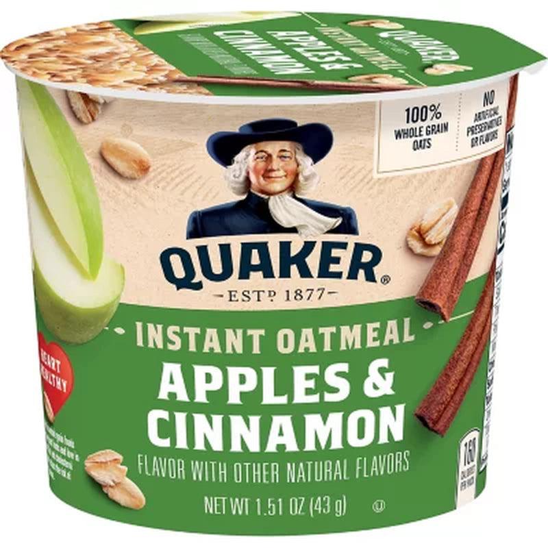 Quaker Instant Oatmeal Express Cups, Variety Pack (1.68 Oz., 12 Pk.)