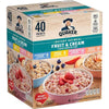 Quaker Instant Oatmeal Fruit & Cream, Variety Pack (40 Pk.)