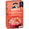 Quaker Instant Oatmeal, Fruit Fusion Strawberry Peach, 8.4 Oz, 6 Packets