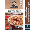 Quaker, Instant Oatmeal, Gluten Free, Maple & Brown Sugar, 1.51 Oz, 8 Packets