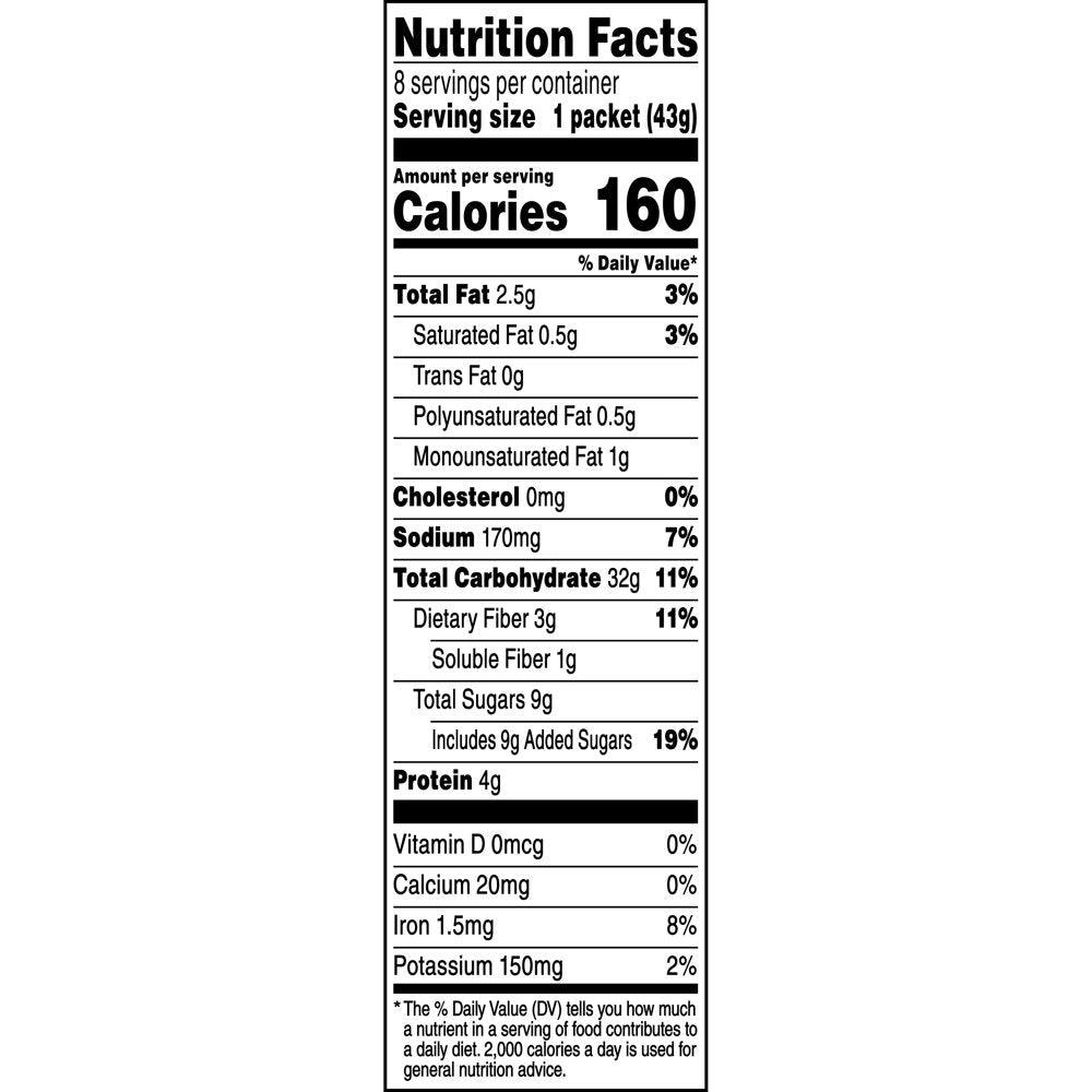 Quaker, Instant Oatmeal, Gluten Free, Maple & Brown Sugar, 1.51 Oz, 8 Packets