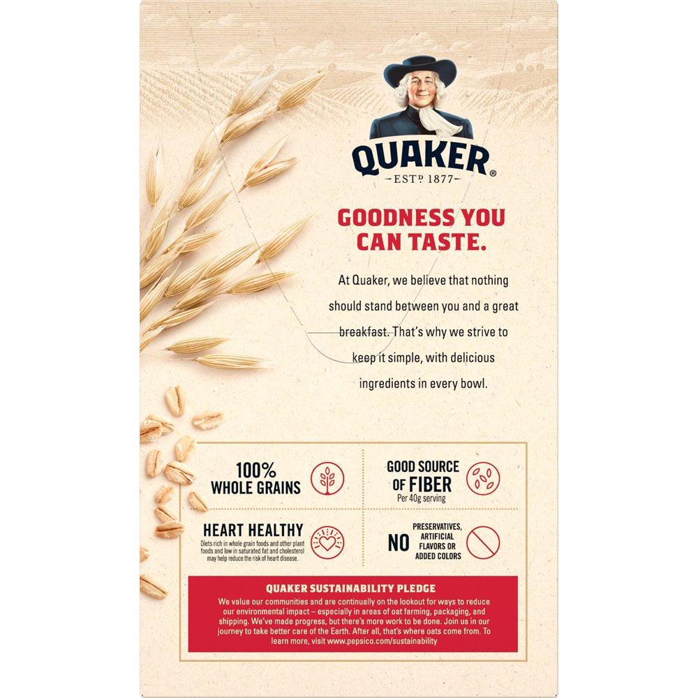 Quaker Instant Oatmeal, Regular, 9.8 Oz, 10 Packets