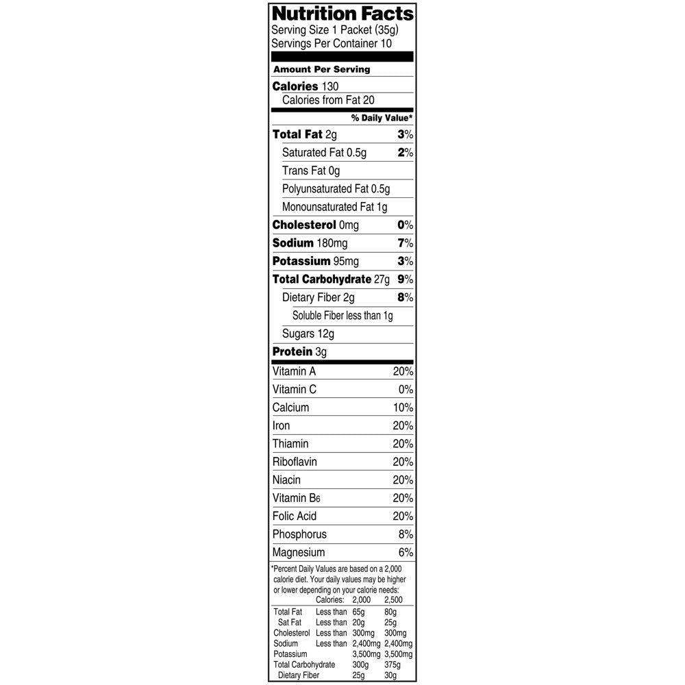 Quaker Instant Oatmeal, Strawberries & Cream, 10 Packets