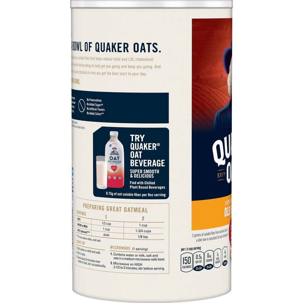 Quaker, Old Fashioned Oatmeal, 18 Oz