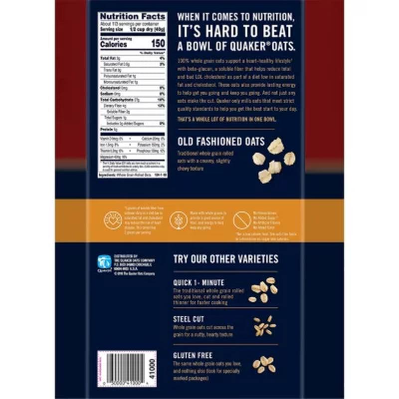 Quaker Old Fashioned Oats (5 Lb., 2 Pk.)