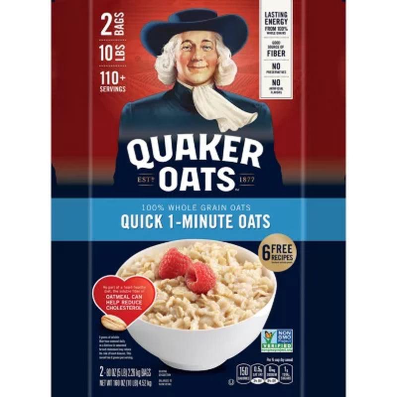 Quaker Quick 1-Minute Oats (5 Lb., 2 Pk.)