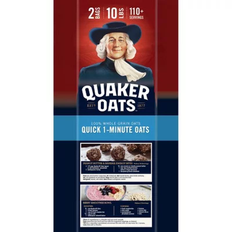 Quaker Quick 1-Minute Oats (5 Lb., 2 Pk.)