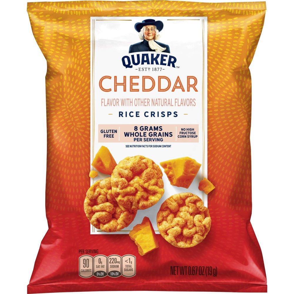 Quaker Rice Crisps, Sweet and Savory Variety Pack,Gluten Free, 14 Count