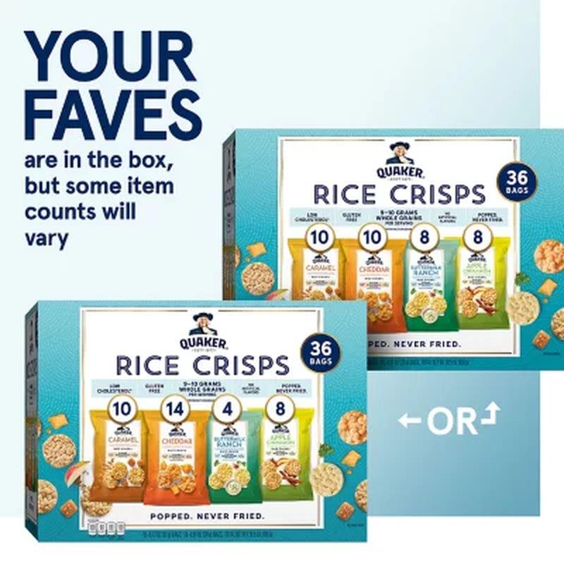 Quaker Rice Crisps Variety Pack (36 Pk.)