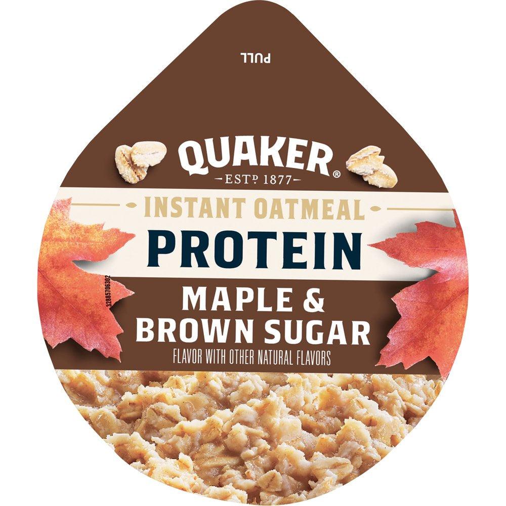 Quaker Select Starts Protein Instant Oatmeal Maple & Brown Sugar Flavor 2.11 Oz