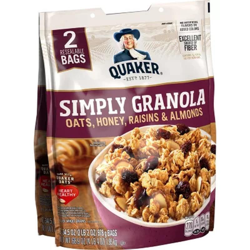 Quaker Simply Granola (34.5Oz., 2 Pk.)