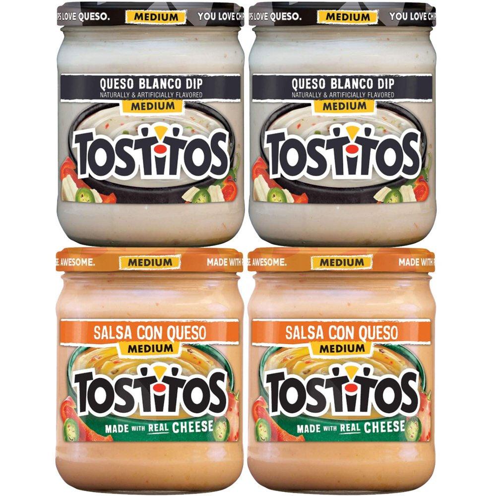 Queso Variety Pack, 15 Oz, Pack of 4