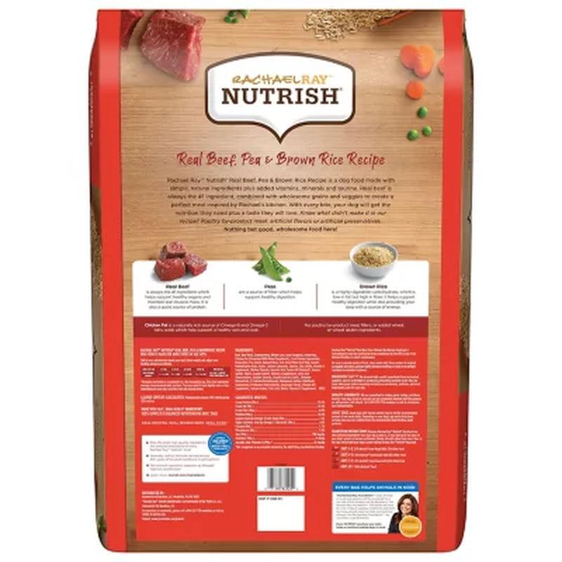 Rachael Ray Nutrish Dry Dog Food, Real Beef, Pea & Brown Rice Recipe (50 Lbs.)