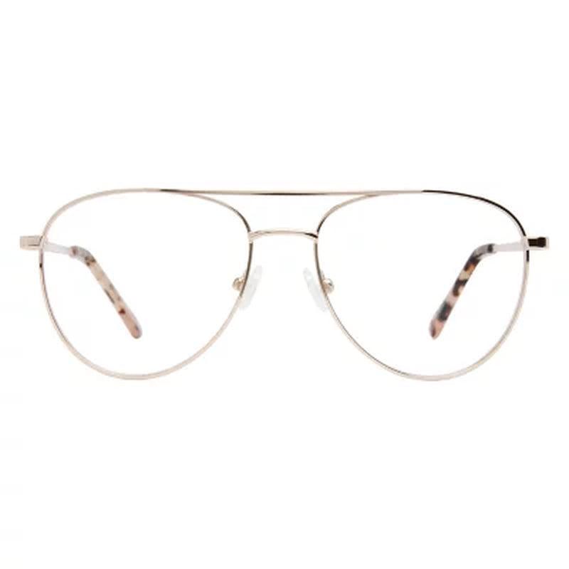 Rachel Zoe Eliza Eyewear, Gold Pink