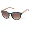 Radley London Una round Sunglasses, Dark Green, 107P