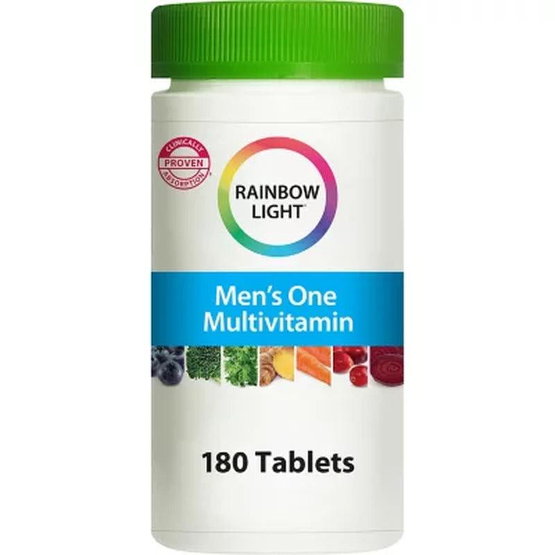 Rainbow Light Men'S One Non-Gmo Project Verified Multivitamin Tablet plus Superfoods & Probiotics (180 Ct.)