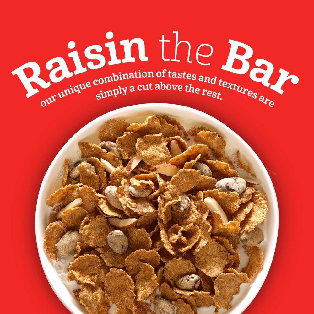 Raisin Nut Bran Cereal, High Fiber Cereal Made with Whole Grain, 20.8 Oz