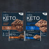 :Ratio KETO Friendly Soft Baked Bars, Chocolate Brownie, Keto Snacks, 6 Ct