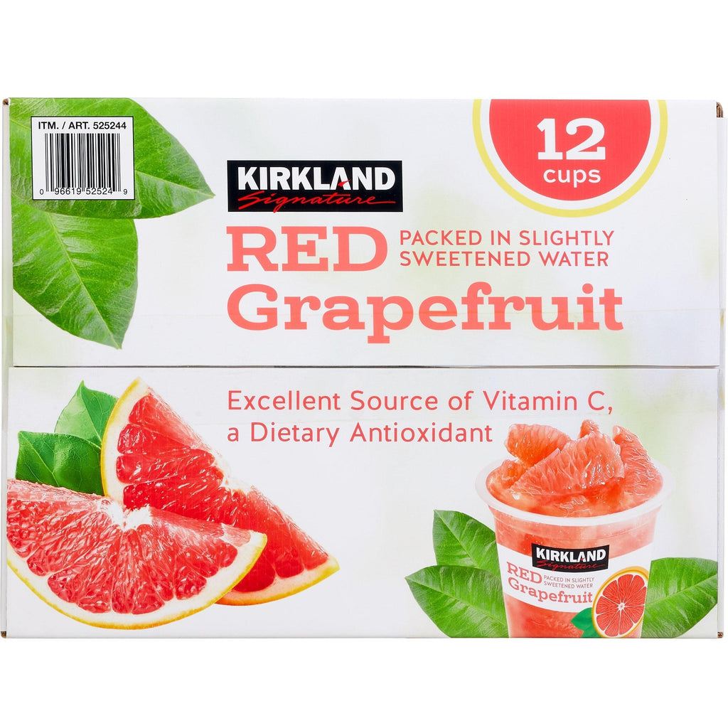 Red Grapefruit Cups, 8 Oz, 12-Count