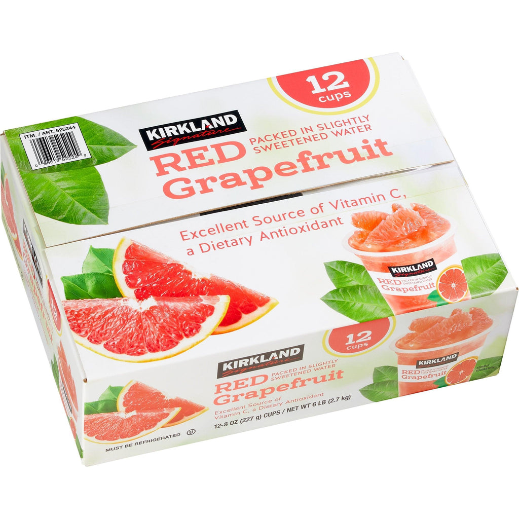 Red Grapefruit Cups, 8 Oz, 12-Count