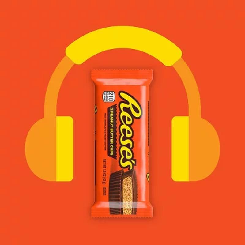 Reese'S Milk Chocolate Full Size, Individually Wrapped, Gluten Free Peanut Butter Cups Candy Packs (1.5 Oz., 36 Ct.)