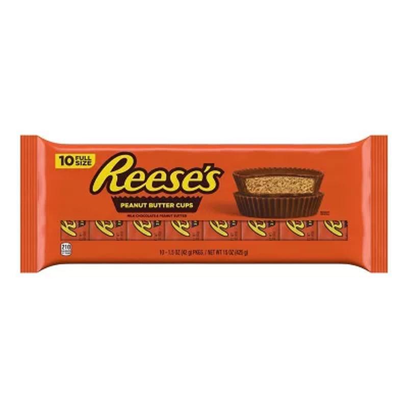 Reese'S Milk Chocolate Peanut Butter Cups Candy (1.5 Oz., 10 Pk.)