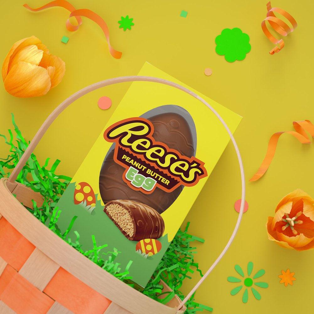 REESE'S, Milk Chocolate Peanut Butter Egg, Easter Candy, 6 Oz, Gift Box