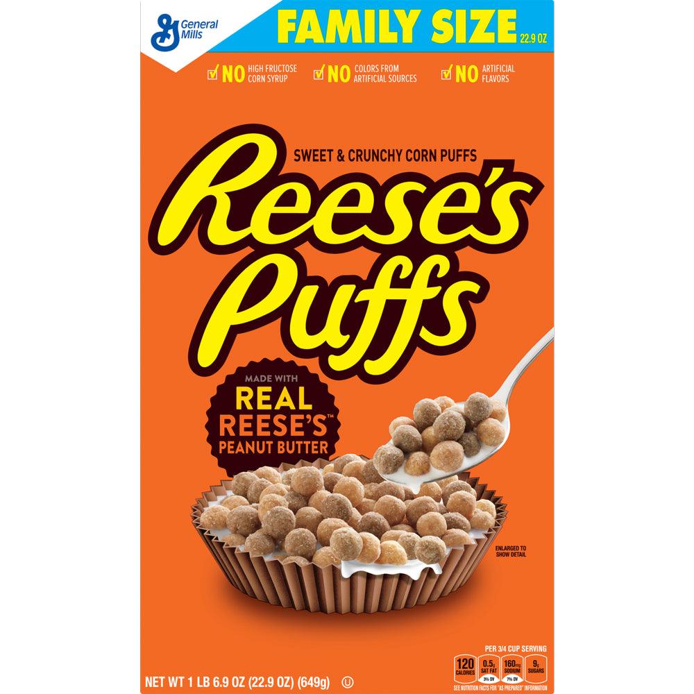 Reese'S Puffs Cereal, Peanut Butter, 22.9 Oz