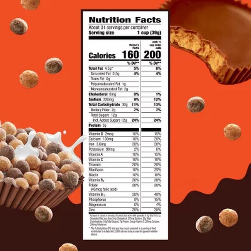 Reese'S Puffs Cereal, Peanut Butter Chocolate (43.25 Oz., 2 Pk.)