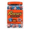 REESE'S Red, White and Blue Miniatures Milk Chocolate Peanut Butter Cups Candy, Bulk Jar (38 Oz.)