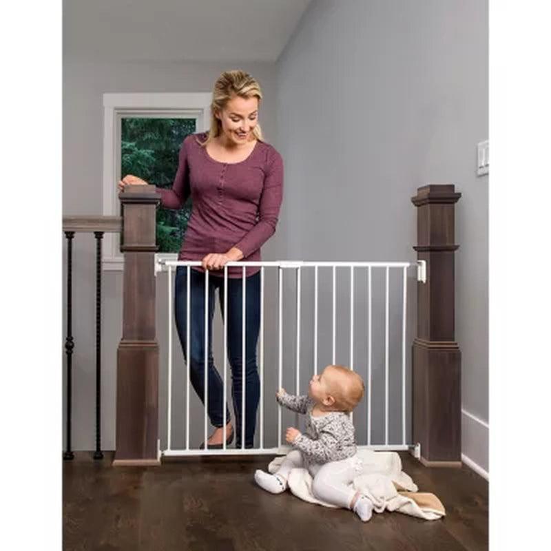 Regalo Top of Stair Baby Gate, White (28.75" Tall)