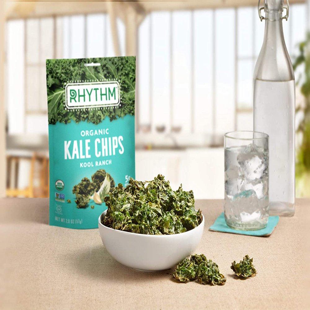 Rhythm Kale Chips Kool Ranch, 2 Oz Pouch