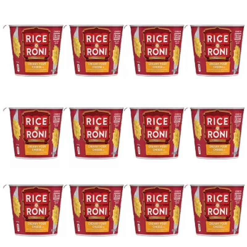 Rice-A-Roni Creamy Four Cheese Individual Cups (12 Ct.)