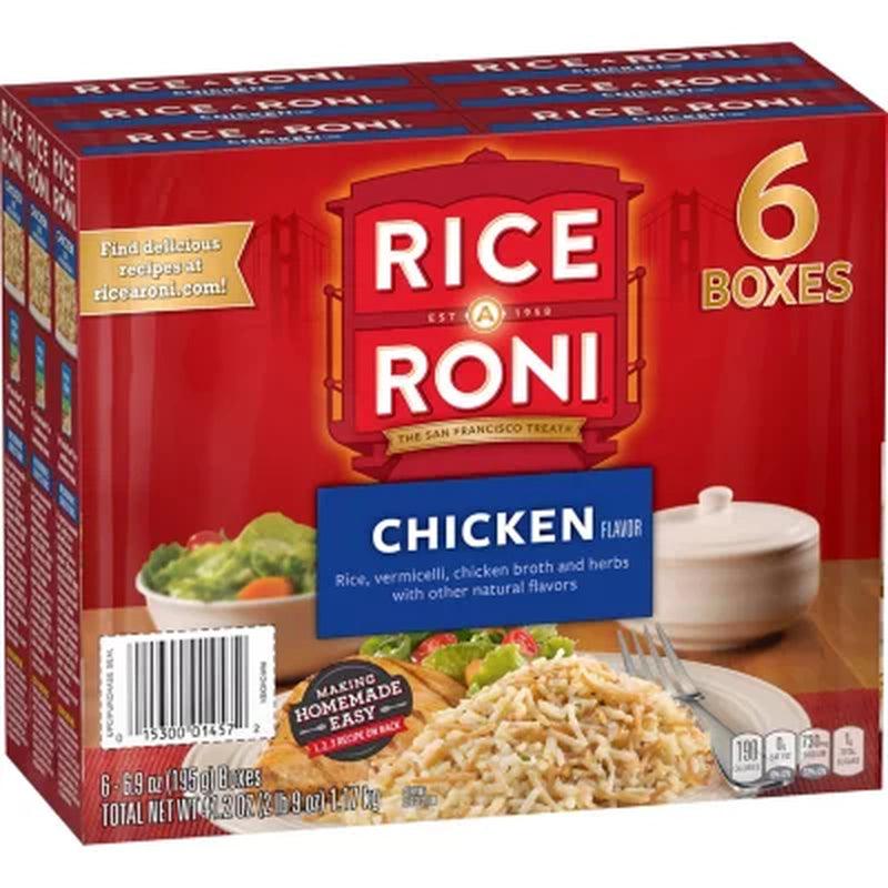 Rice-A-Roni Rice & Vermicelli Mix, Chicken (6.09 Oz., 6 Pk.)