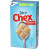 Rice Chex, Gluten Free Breakfast Cereal, Made with Whole Grain, Family Size, 18 Oz