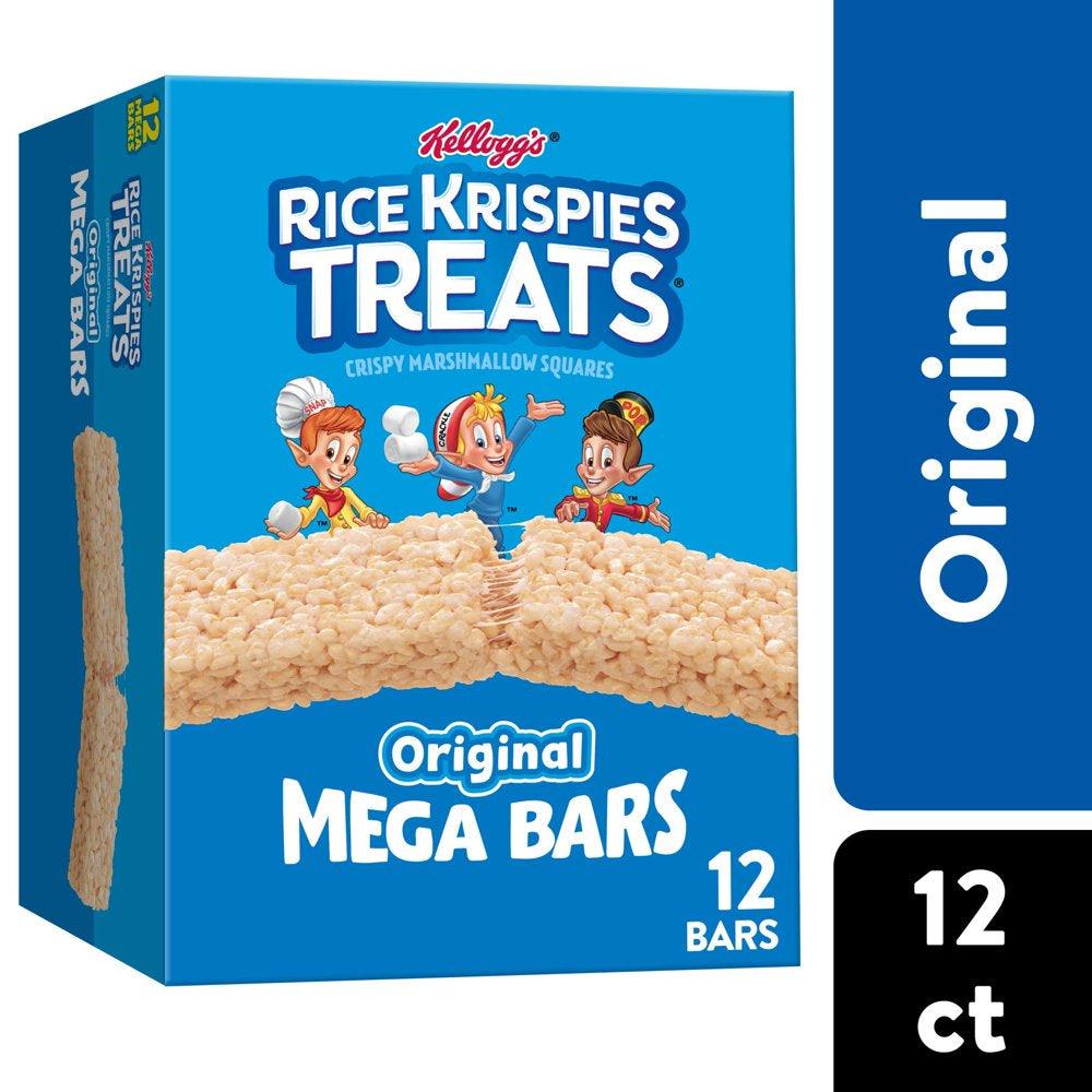 Rice Krispies Treats Original Chewy Large Marshmallow Snack Bars, 26.4 Oz, 12 Count