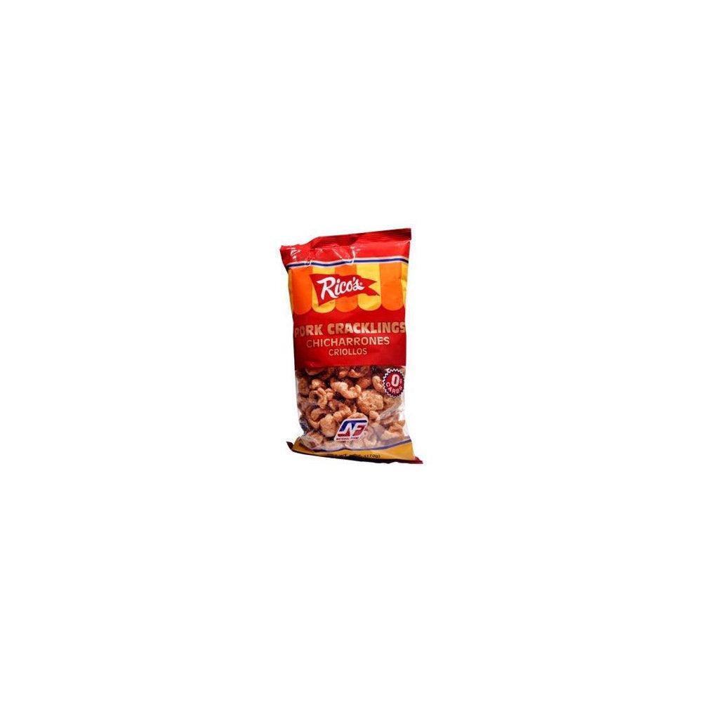 Ricos Pork Chicharrones Criollos Protein, Assorted Flavor 6 Oz