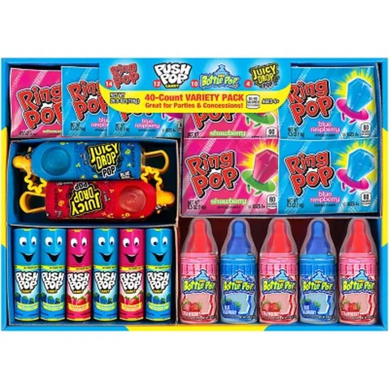 Ring Pop Baby Bottle Lollipop Variety Pack (40 Ct.)