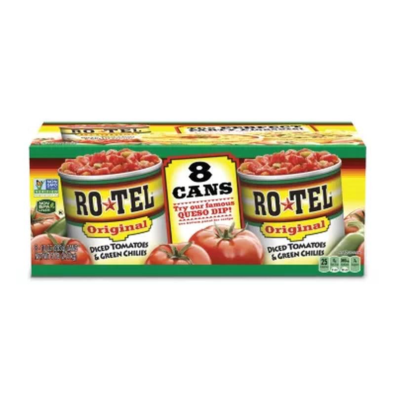 Ro-Tel Diced Tomatoes & Green Chilies (10 Oz., 8 Ct.)