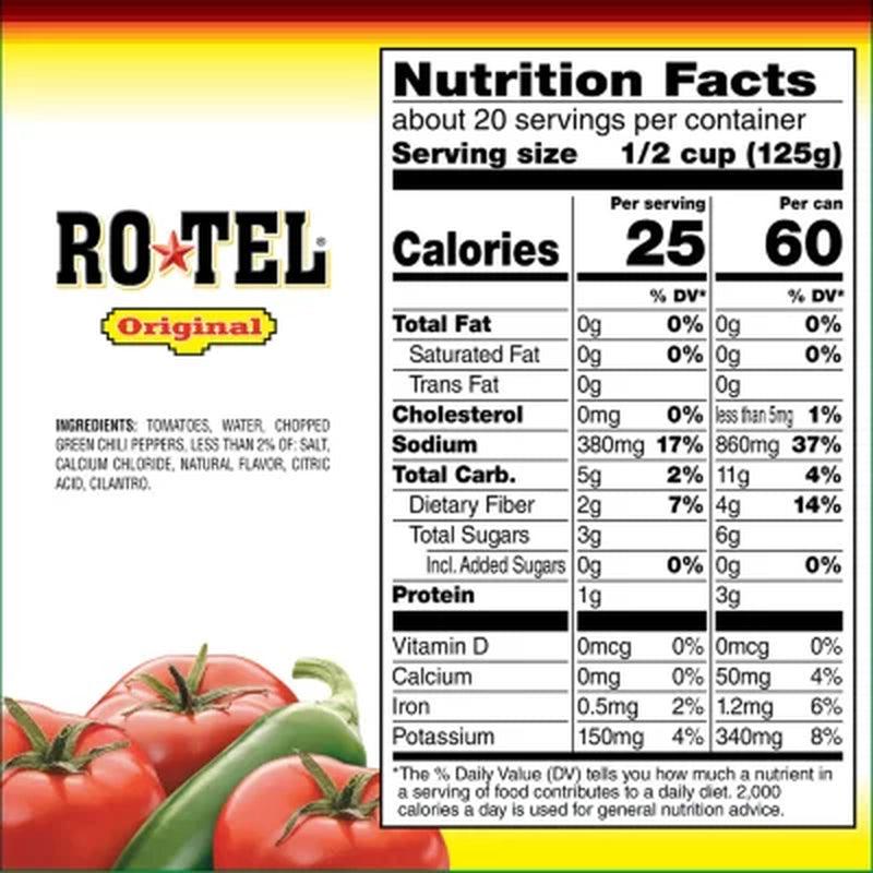 Ro-Tel Diced Tomatoes & Green Chilies (10 Oz., 8 Ct.)