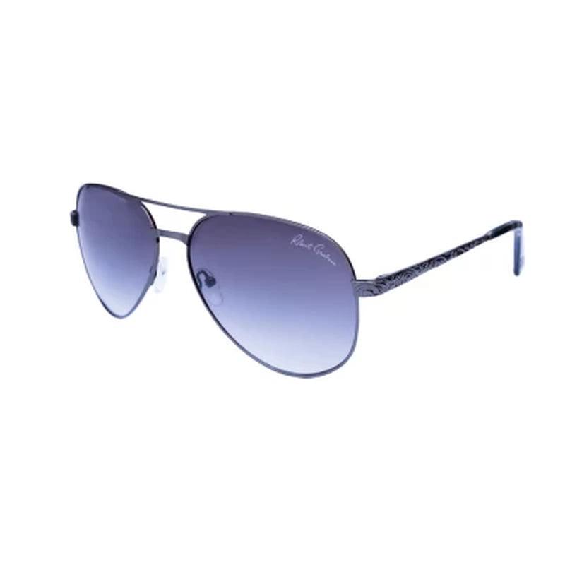 Robert Graham Oversized Aviator Sunglasses, 1014, Gun Metal