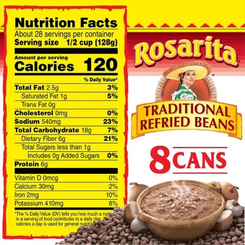 Rosarita Traditional Refried Beans (8 Pk.)