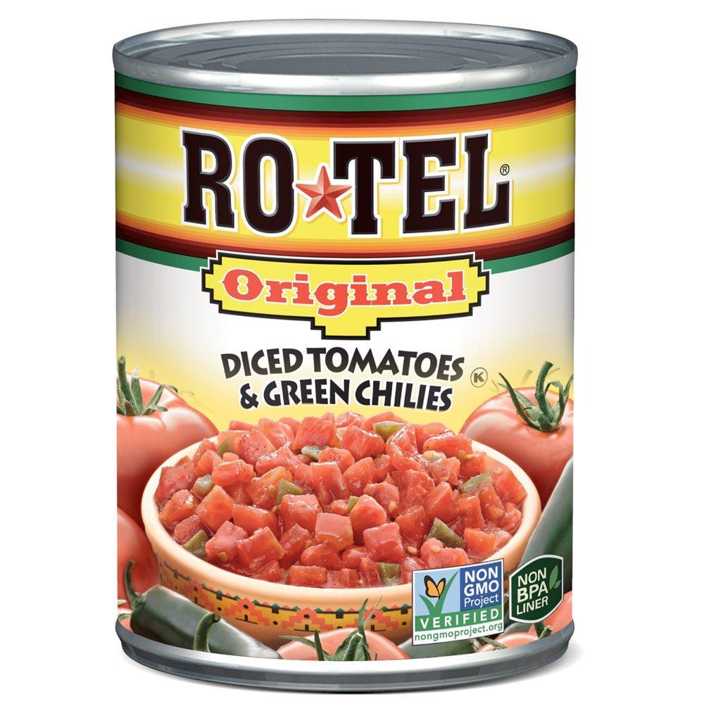 Rotel Original Diced Tomatoes and Green Chilies, 10 Oz.